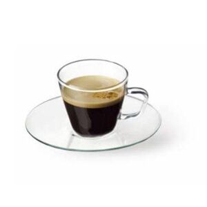 Kinekus Šálka Espresso s podšálkou , sklenená, 80 ml, GENEX, 4+4 ks