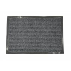 Kinekus Rohož 40x60 cm guma + textil sivá pruhovaná s gumeným okrajom