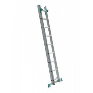 Kinekus Rebrík hliníkový HOBBY 2x11, univerzálny, dvojdielny, výsuvný