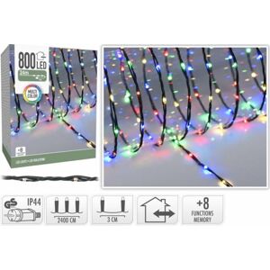 Kinekus Svetlo vianočné 800 LED farebné, s funkciami, vonkajšie /vnútorné