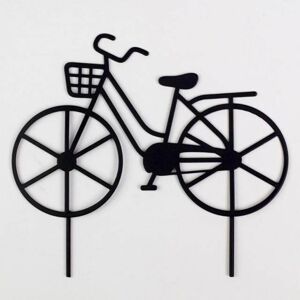 Kinekus Ozdoba zapichovacia bicykel 18x16 cm kov čierny