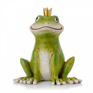 Kinekus Postavička žaba 11x8x11,5 cm polyrezín