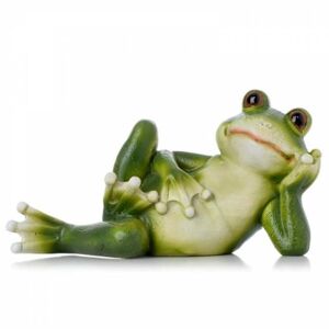 Kinekus Postavička žaba 22,5x8,5x12,5 cm polyrezín