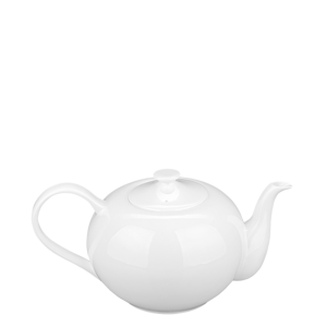 Biely porcelánový čajník 1,2 l - Premium Platinum Line