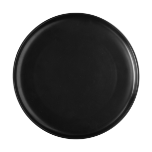 Plytký tanier Coupe čierny 25 cm – Flow
