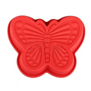 Forma silikónová 16 cm motýľ červená