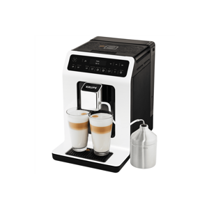 Automatický kávovar Krups Evidence EA891110 biely s nádobkou na mlieko